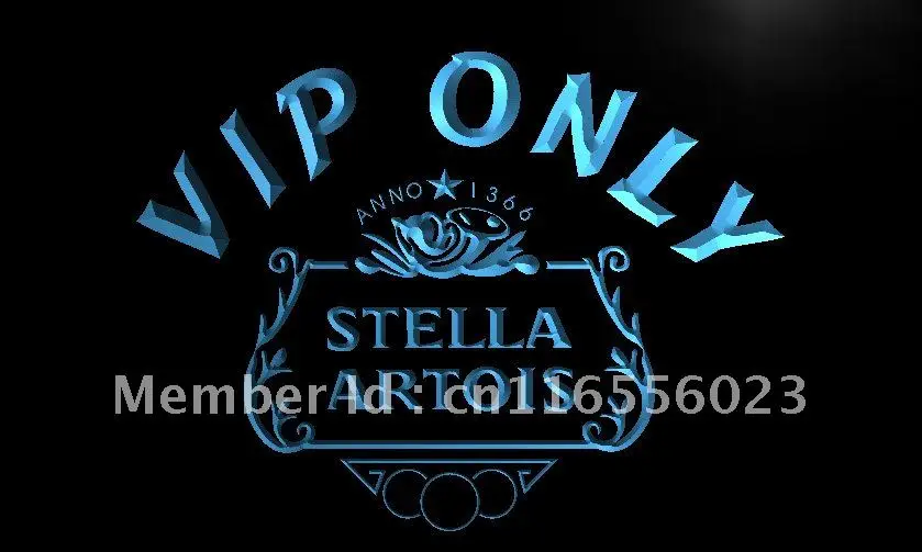 LA432- VIP Только Stella Artois пивсветодиодный светодиодная неоновая световая вывеска
