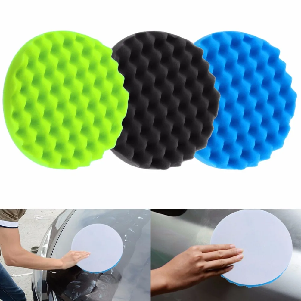 4Pcs/Set 8 inch black/blue/green Buffing Polishing Sponge Wave Foam Buffing Pads For AUTO Car Polisher C45
4Pcs/Set 8 inch black/blue/green Buffing Polishing Sponge Wave Foam Buffing Pads For AUTO Car Polisher C45