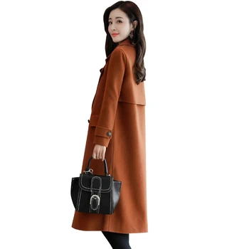 2020 Autumn And Winter New Loose Woolen Coat Female Long Section Korean The Elegant Thin Long Sleeve Warm Woolen Women's Coat
2020 Autumn And Winter New Loose Woolen Coat Female Long Section Korean The Elegant Thin Long Sleeve Warm Woolen Women's Coat