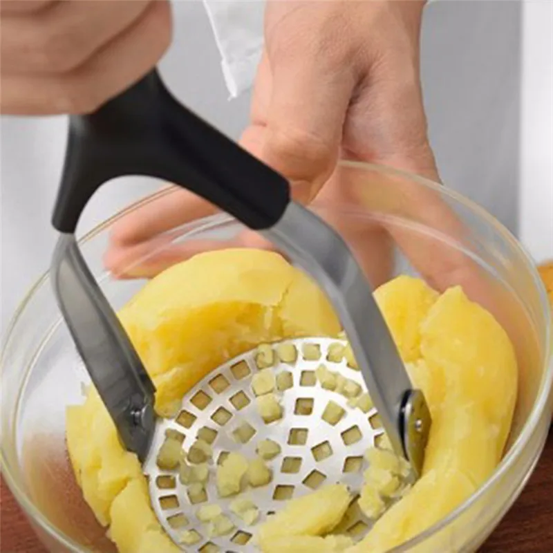 New Kitchen Mashed Potatoes Device Bilayer Mud Salad Fruit Vegetable Smasher Tool Stainless Steel Potatoes Mash Maker
New Kitchen Mashed Potatoes Device Bilayer Mud Salad Fruit Vegetable Smasher Tool Stainless Steel Potatoes Mash Maker