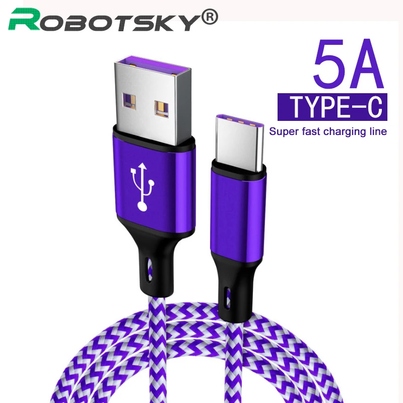 5A Type C Charge Cable Fast Charging USB C Data Cable For Huawei Mate 20 P20 Pro Honor 10 USB-C Charger
5A Type C Charge Cable Fast Charging USB C Data Cable For Huawei Mate 20 P20 Pro Honor 10 USB-C Charger