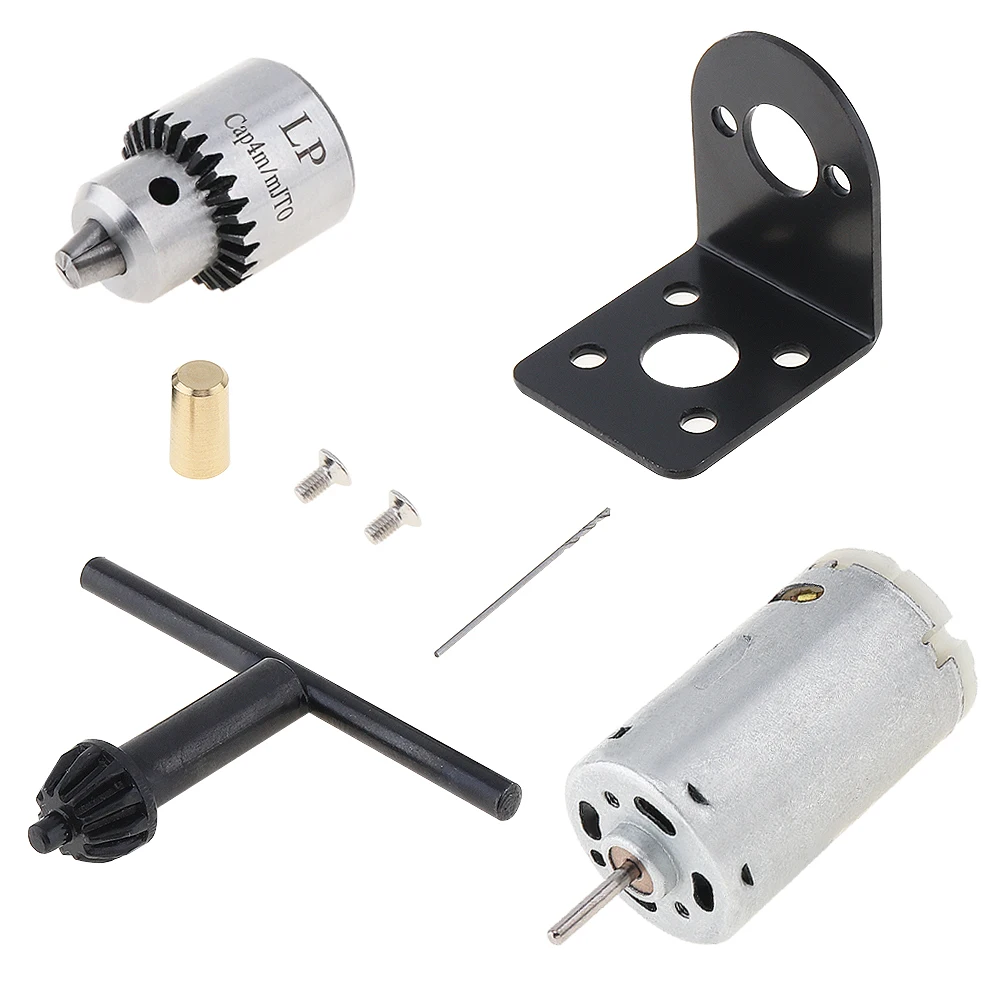 Electric Motor Hand Mini Drill Press Drilling 0.1-4mm JTO Chuck and Mounting Bracket Lathe Press Motor Tool Set
Electric Motor Hand Mini Drill Press Drilling 0.1-4mm JTO Chuck and Mounting Bracket Lathe Press Motor Tool Set