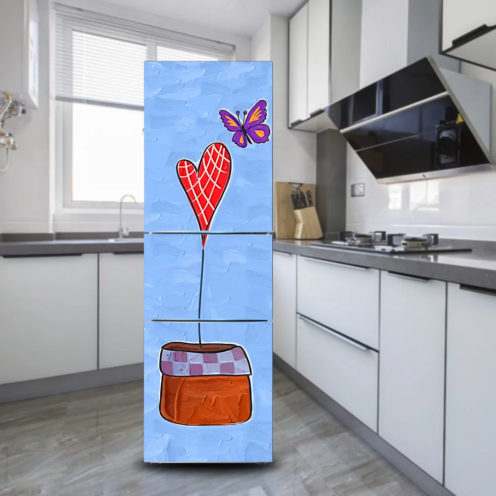 2019 Creative 3D Vinyl Fridge Sticker Decorative Stickers Kitchen Self Adhesive Fashion Watercolor WallPaper Home Decor Decals
2019 Creative 3D Vinyl Fridge Sticker Decorative Stickers Kitchen Self Adhesive Fashion Watercolor WallPaper Home Decor Decals