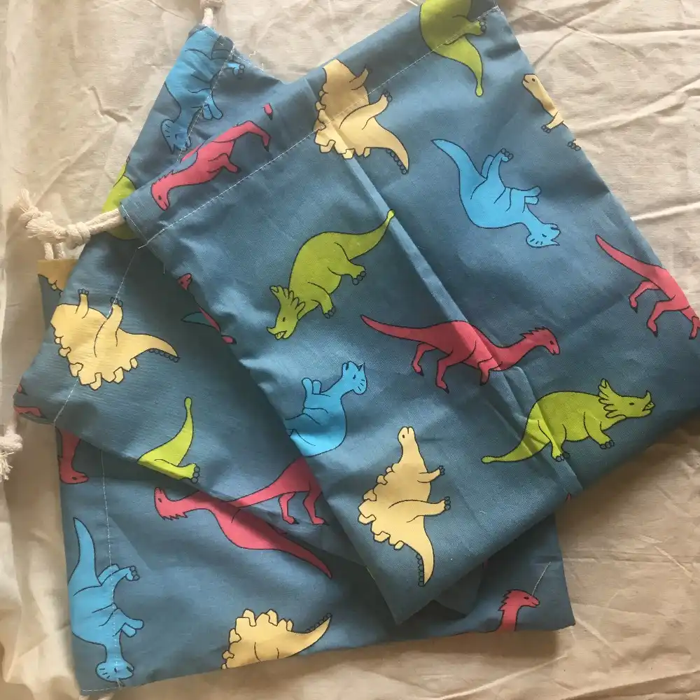 hms cotton drawstring eco organized pouch party gift bag prin