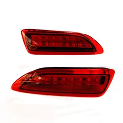 1 комплект задние красные светодиодные парковочные фонари-катафоты в бампер для Toyota Corolla, Lexus CT 2011-2012 г.в., Aliexpress
