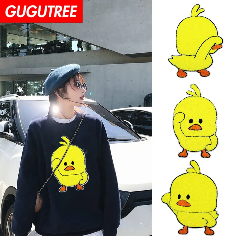 GUGUTREE embroidery big duckling patches animal patches badges applique patches for clothing XC-60
GUGUTREE embroidery big duckling patches animal patches badges applique patches for clothing XC-60
