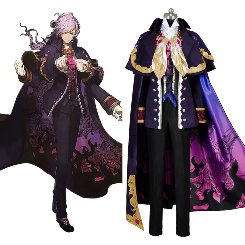 Fate Grand Order Cosplay Monte Cristo Cosplay Edmond Dantes Avenger Cosplay Costume Purple Suit Halloween Carnival Costume Adult
Fate Grand Order Cosplay Monte Cristo Cosplay Edmond Dantes Avenger Cosplay Costume Purple Suit Halloween Carnival Costume Adult
