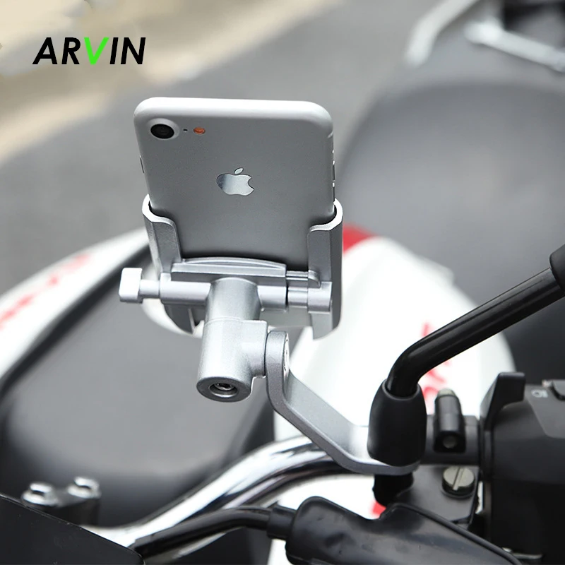 Aluminum Mountain Motorcycle Bicycle Handlebar Phone Holder Adjustable Motorcycle Rearview Mirror Cellphone Mount For iPhoneX XR
Aluminum Mountain Motorcycle Bicycle Handlebar Phone Holder Adjustable Motorcycle Rearview Mirror Cellphone Mount For iPhoneX XR