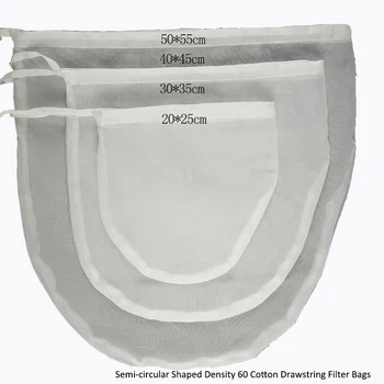 2018 2pcs D20x25/30x35/40x45/50x55cm Semi-circular Shaped Density 60 Cotton Drawstring Filter Bags, Gauze Bag (hessian Cloth )
2018 2pcs D20x25/30x35/40x45/50x55cm Semi-circular Shaped Density 60 Cotton Drawstring Filter Bags, Gauze Bag (hessian Cloth )