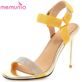 MEMUNIA 2020 new arrival thin high heels shoes woman crystal sexy elegant party wedding shoes women sandals big size 46
MEMUNIA 2020 new arrival thin high heels shoes woman crystal sexy elegant party wedding shoes women sandals big size 46