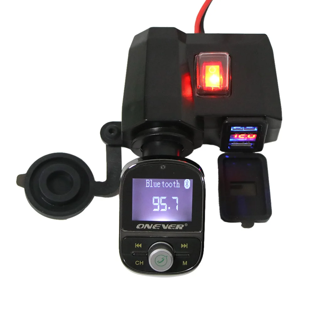 3 in 1 Waterproof Motorcycle Voltmeter Motorcycle Mobile Phone Charger USB Quick Charge with Digital Display Cigarette Lighter
3 in 1 Waterproof Motorcycle Voltmeter Motorcycle Mobile Phone Charger USB Quick Charge with Digital Display Cigarette Lighter