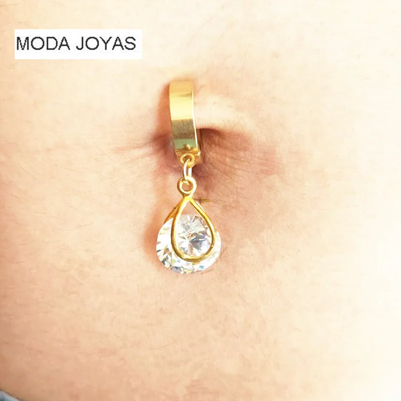 MODA JOYAS Big zircon fake Belly Button Rings 316l Steel Body Jewelry Belly Piercing Rings Sexy Fake Navel Piercing Ombligo
MODA JOYAS Big zircon fake Belly Button Rings 316l Steel Body Jewelry Belly Piercing Rings Sexy Fake Navel Piercing Ombligo