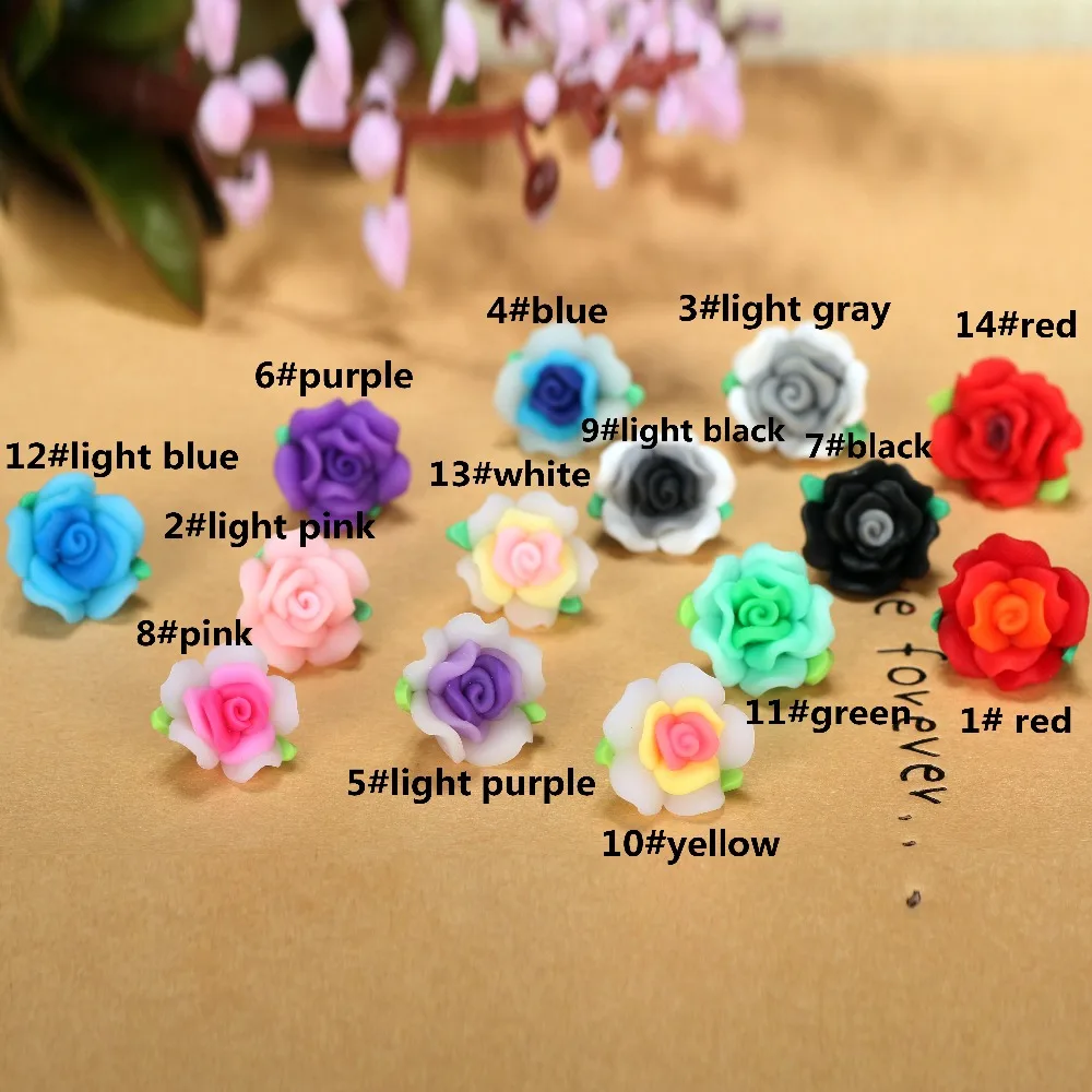 20pc/lot 15mm Various Multi Colors Resin Fimo Polymer Clay Flower Beads With Hole For Jewelry Creative Craft Making Accessories
20pc/lot 15mm Various Multi Colors Resin Fimo Polymer Clay Flower Beads With Hole For Jewelry Creative Craft Making Accessories