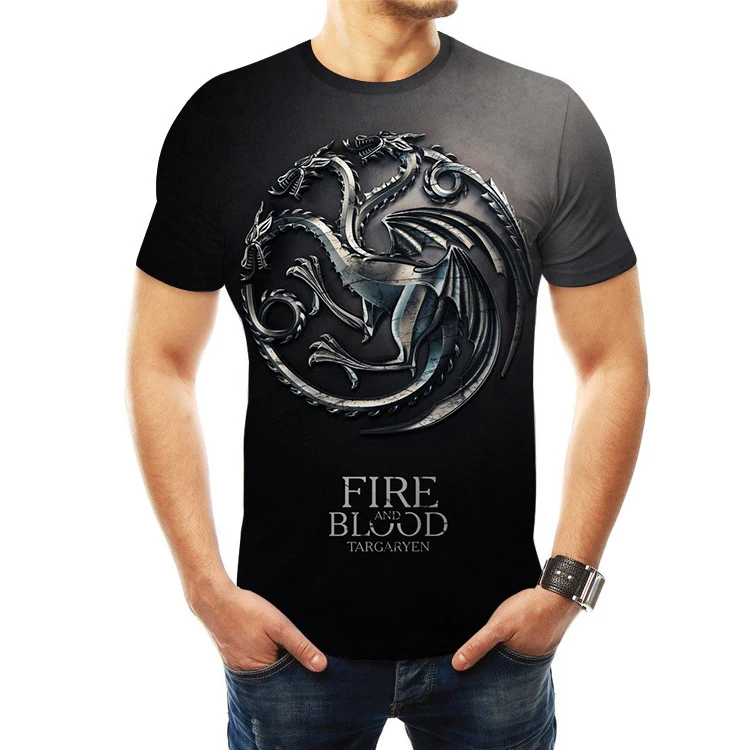 Game of Thrones T Shirt Men House Targaryen 3d Top Lannister Graphic Harajuku Baratheon Tees Streetwear Unisex Drop Shipping
Game of Thrones T Shirt Men House Targaryen 3d Top Lannister Graphic Harajuku Baratheon Tees Streetwear Unisex Drop Shipping