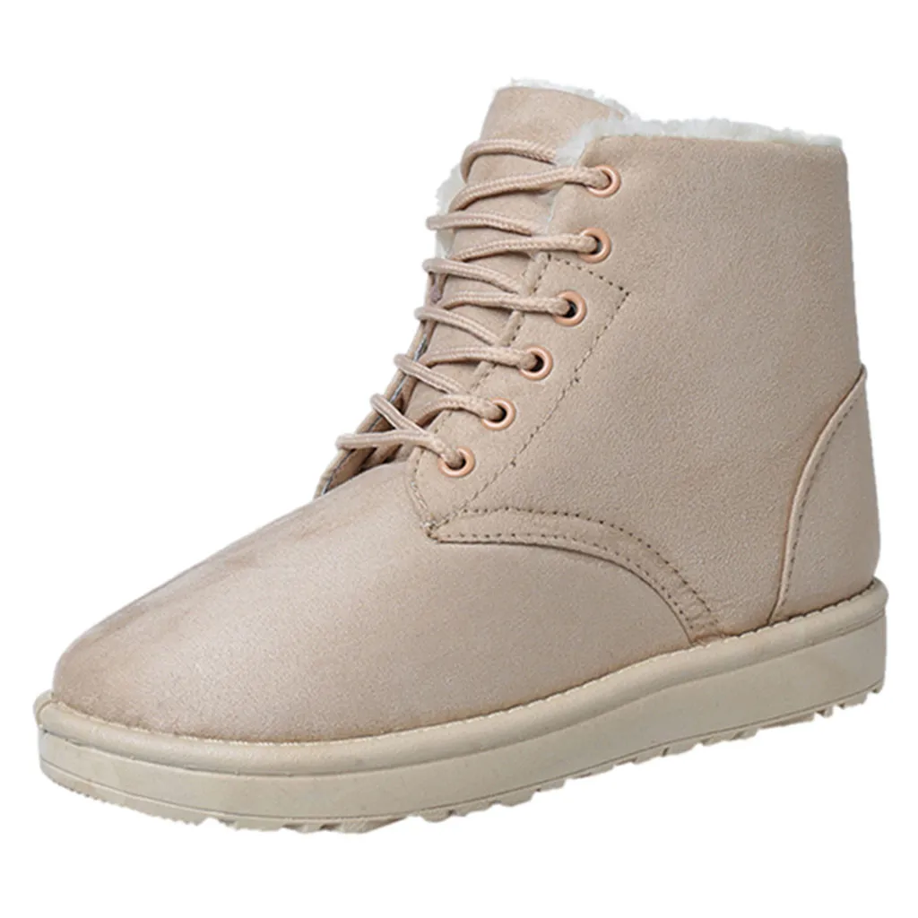 SAGACE Women Boots Warm Fur Winter Boots Fashion Shoes Lace Up Platform Ankle Boots Waterproof Snow Boots Non-slip Ladies Shoes
SAGACE Women Boots Warm Fur Winter Boots Fashion Shoes Lace Up Platform Ankle Boots Waterproof Snow Boots Non-slip Ladies Shoes