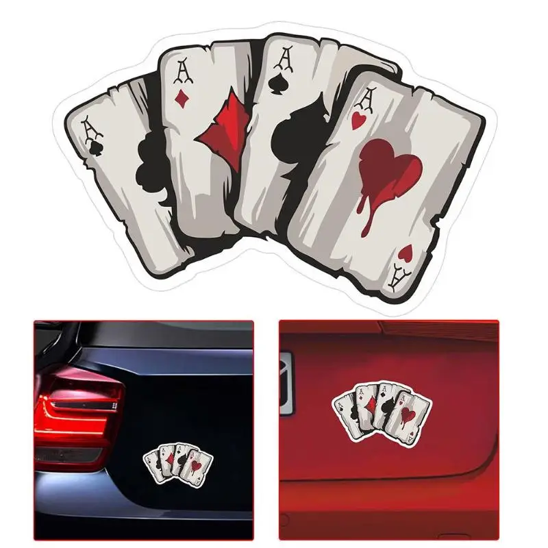Auto Products Car Sticker Four A Poker Graphic Auto Sticker Motorcycle Auto Styling Reflective Decal For Car Motocycle
Auto Products Car Sticker Four A Poker Graphic Auto Sticker Motorcycle Auto Styling Reflective Decal For Car Motocycle