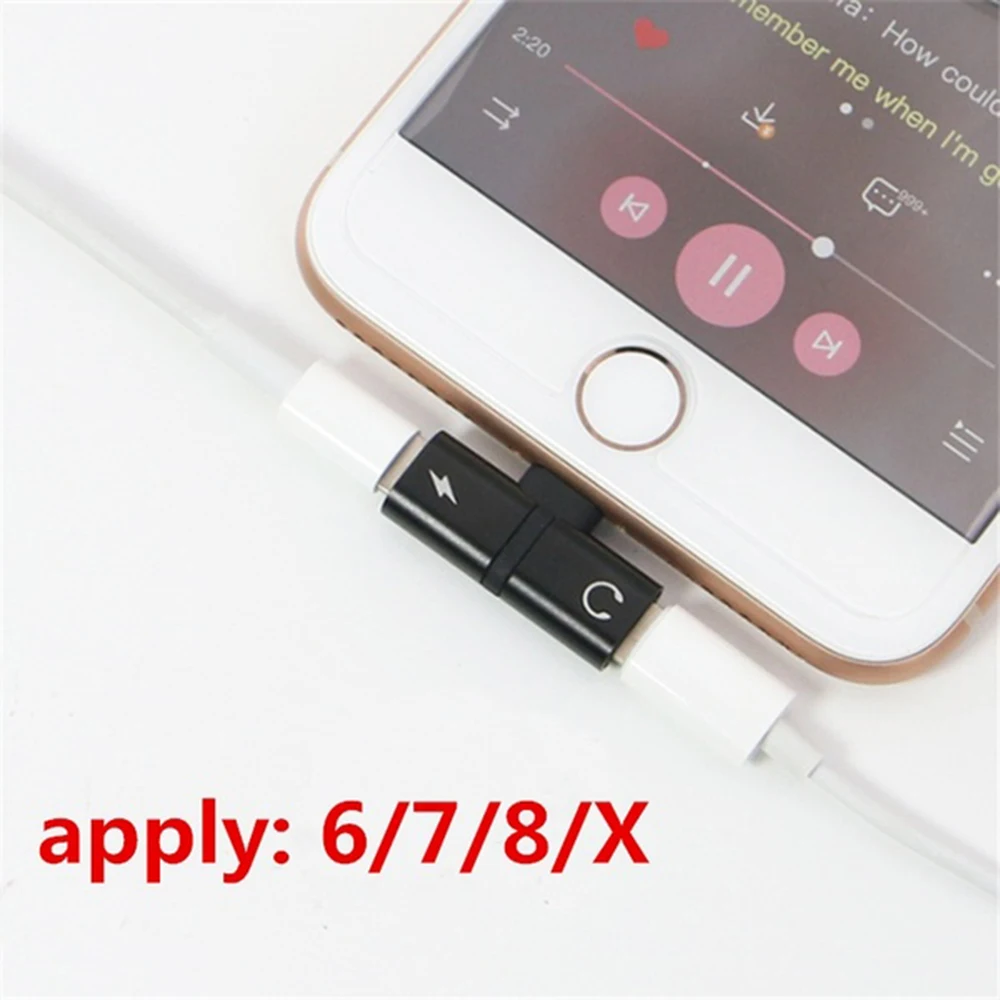 Accessories Data Line Adapter Headphone Audio Charger Adapter 2 in 1 for IPhone 7/ 7 Plus/8 /X 8/8plusCompatible IOS 10
Accessories Data Line Adapter Headphone Audio Charger Adapter 2 in 1 for IPhone 7/ 7 Plus/8 /X 8/8plusCompatible IOS 10