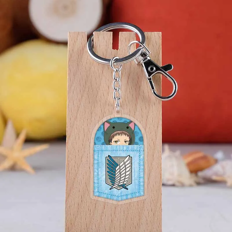 Anime attack on titan keychain cartoon figure Shingeki no Kyojin Eren Levi Ackerman Pendants Car Key Chain Holder Keyrings
Anime attack on titan keychain cartoon figure Shingeki no Kyojin Eren Levi Ackerman Pendants Car Key Chain Holder Keyrings