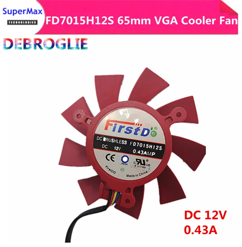 Firstd FD7015H12S Fan blade diameter 65MM hole distance 39MM 12V 0.43AMP graphics fan
Firstd FD7015H12S Fan blade diameter 65MM hole distance 39MM 12V 0.43AMP graphics fan