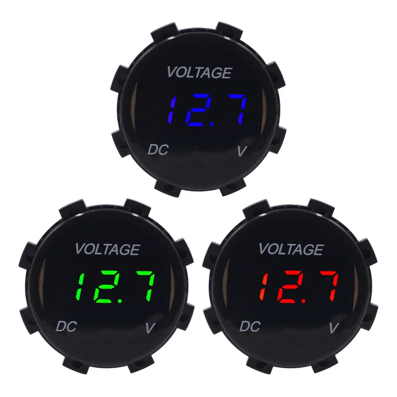 12V Car Motorcycle Volt Meter Gauge with Reverse Connection Waterproof LED Digital Voltmeter Panel Car Accessories Auto Parts 
12V Car Motorcycle Volt Meter Gauge with Reverse Connection Waterproof LED Digital Voltmeter Panel Car Accessories Auto Parts