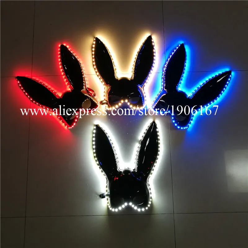 4 PCS Led Luminous Colorful Rabbit Ball Mask Led Light Up Halloween Party Masquerade Mask New Year Birthday Christmas Gift
4 PCS Led Luminous Colorful Rabbit Ball Mask Led Light Up Halloween Party Masquerade Mask New Year Birthday Christmas Gift