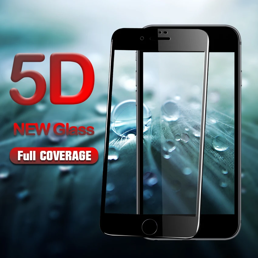 5D High Quality Full Coverage Glass on the for iPhone 6 8 Screen Protector for iPhone 7 Tempered Film Protective
5D High Quality Full Coverage Glass on the for iPhone 6 8 Screen Protector for iPhone 7 Tempered Film Protective
