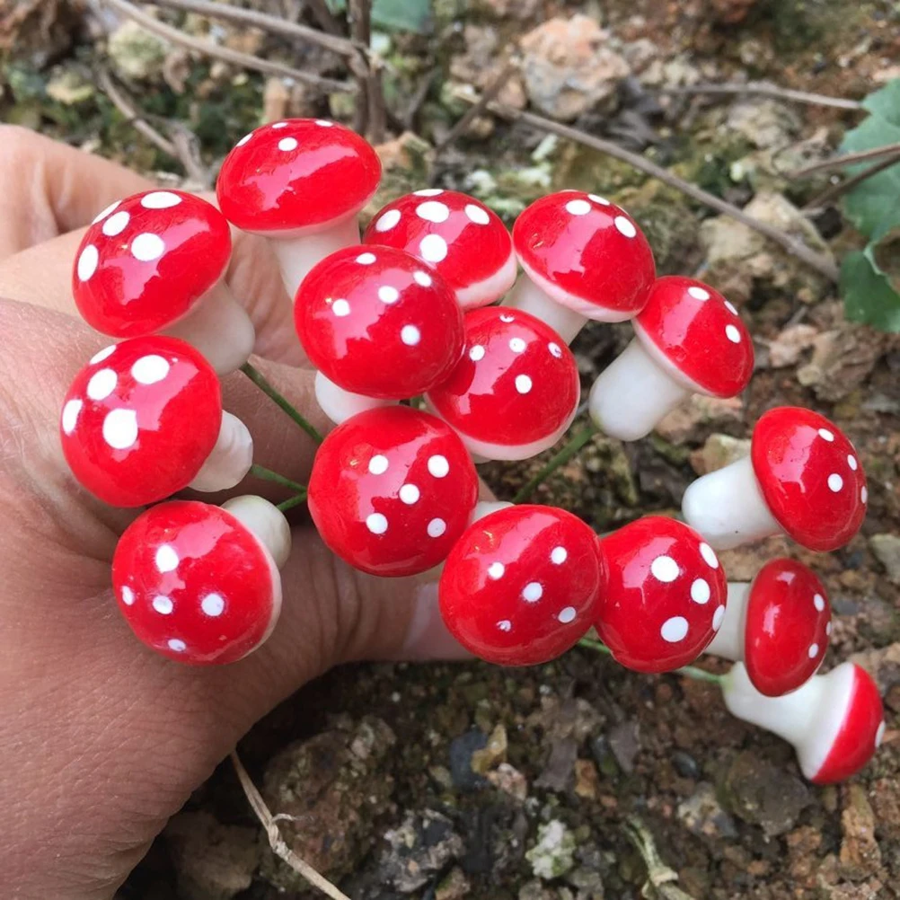 10Pcs Hot Sale Mini Red Mushroom Garden Ornament Miniature Plant Pots Fairy DIY Dollhouse Wholesale
10Pcs Hot Sale Mini Red Mushroom Garden Ornament Miniature Plant Pots Fairy DIY Dollhouse Wholesale