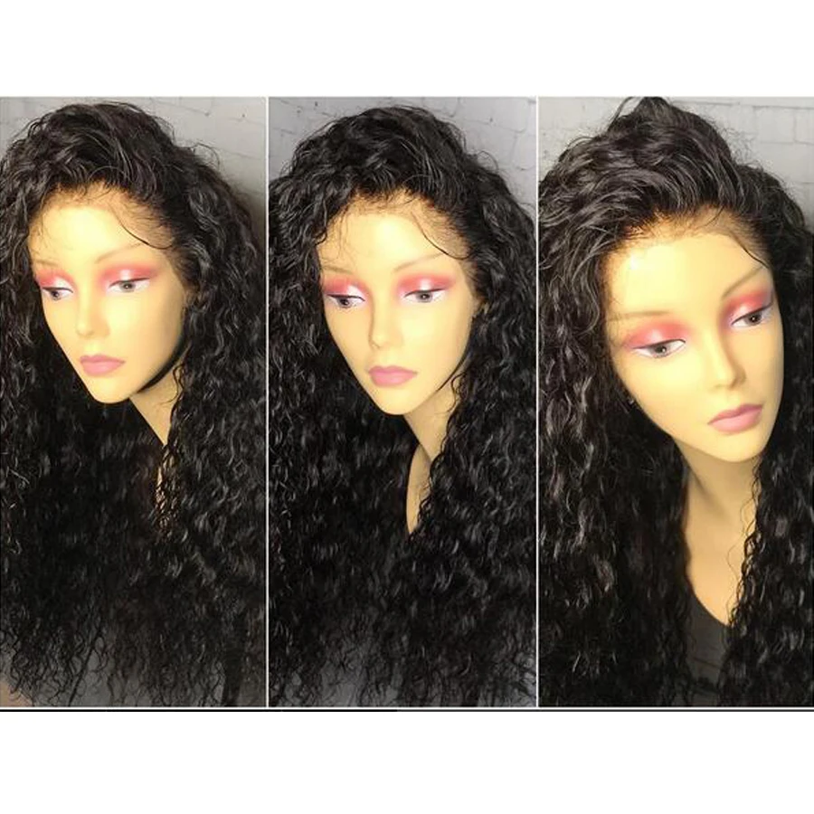 Kinky Curly Lace Wigs Full Lace Human Hair Curly Wigs For Black Women Curly Lace Front Wig Brazilian Hair U Part Wig Virgin Hair