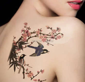 Wholesale 100pcs Large Temporary Tattoo Body Art Flower Butterfly Swallow Tattoos Tatuagem Temporaria Women Back Party Beauty 
Wholesale 100pcs Large Temporary Tattoo Body Art Flower Butterfly Swallow Tattoos Tatuagem Temporaria Women Back Party Beauty