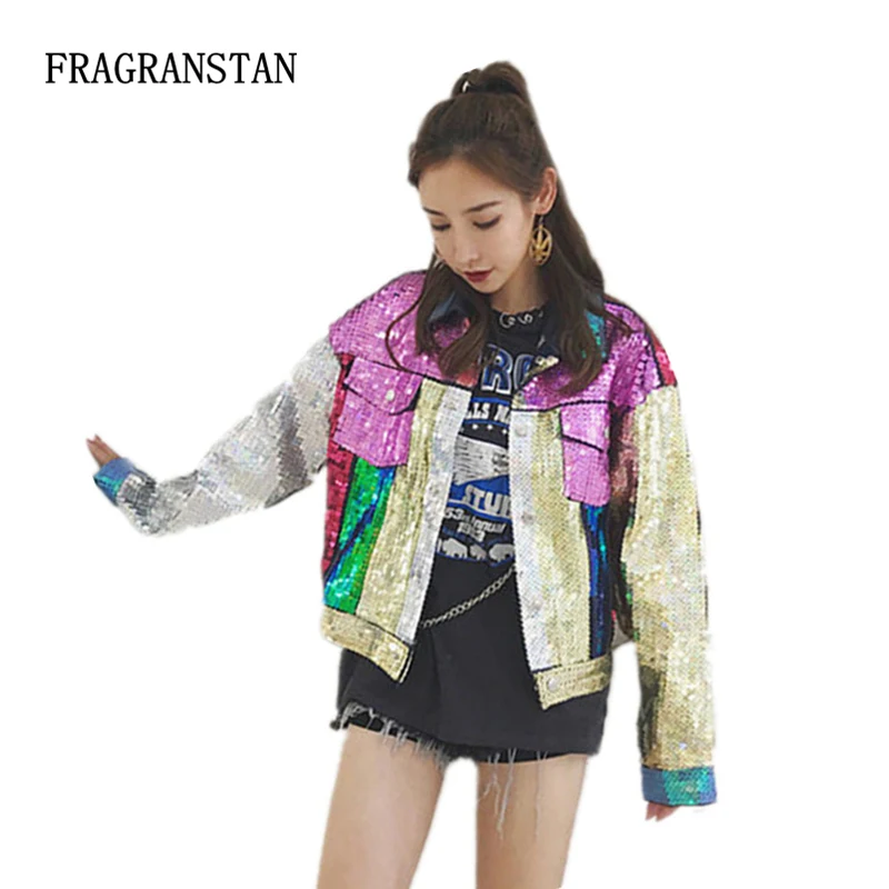 2017 New Fashion Pattern Printed Colour Sequins Hit Color Denim Coats Spring Autumn Casual Loose Street Style Outerwear JQ249
2017 New Fashion Pattern Printed Colour Sequins Hit Color Denim Coats Spring Autumn Casual Loose Street Style Outerwear JQ249