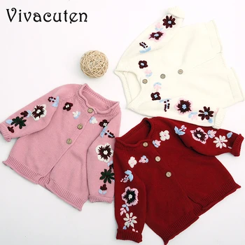 Autumn Baby Girls Sweater Kids Hand-made Knitted Sweaters Knitted Embroidery Flower Sweater Children Sweater Coat Thick Clothes
Autumn Baby Girls Sweater Kids Hand-made Knitted Sweaters Knitted Embroidery Flower Sweater Children Sweater Coat Thick Clothes