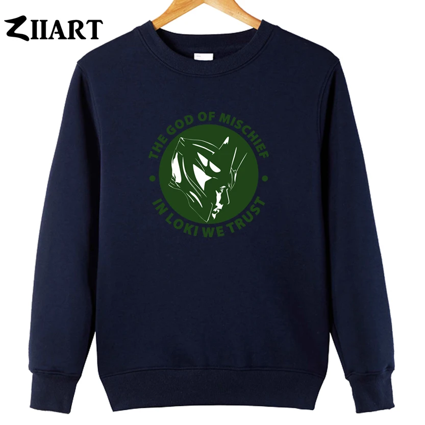 loki the god of mischief in loki we trust couple clothes boys man male cotton autumn winter fleece Sweatshirt 
loki the god of mischief in loki we trust couple clothes boys man male cotton autumn winter fleece Sweatshirt