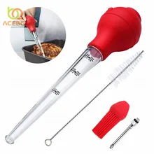 Turkey Baster Set of 4, Quality Silicone Bulb Including Meat arinade Injector Needle with Barbecue Basting Brush For Easy Clean
Turkey Baster Set of 4, Quality Silicone Bulb Including Meat arinade Injector Needle with Barbecue Basting Brush For Easy Clean