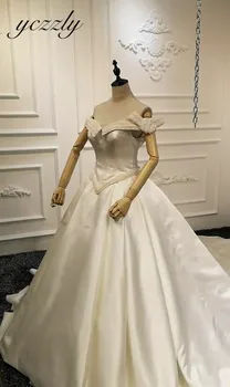 Robe De Mariee 2019 Elegant Sweetheart Ball Gown Princess Wedding Gowns Royal Off-shoulder Pearls Satin Wedding Dress Gelinlik
Robe De Mariee 2019 Elegant Sweetheart Ball Gown Princess Wedding Gowns Royal Off-shoulder Pearls Satin Wedding Dress Gelinlik