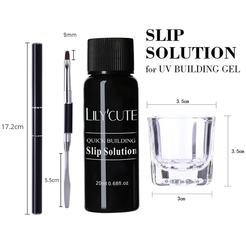 LILYCUTE 20ML Building Liquid Gel Slip Solution Clear Acrylic Liquid 3Pcs/set Poly UV Gel Builder Extension Gel Manicure Tools
LILYCUTE 20ML Building Liquid Gel Slip Solution Clear Acrylic Liquid 3Pcs/set Poly UV Gel Builder Extension Gel Manicure Tools