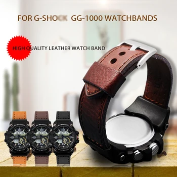 watch strap for GG-1000 GWG-100/GSG-100 leather watchbands with cowhide bracelet male 24mm
watch strap for GG-1000 GWG-100/GSG-100 leather watchbands with cowhide bracelet male 24mm