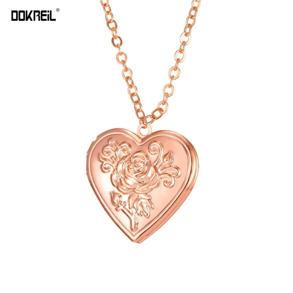 Vintage Heart Necklace Photo Locket Charm Pendant Rose Flower Engraved Best Friend Gifts for Women Girls Stainless Steel
Vintage Heart Necklace Photo Locket Charm Pendant Rose Flower Engraved Best Friend Gifts for Women Girls Stainless Steel