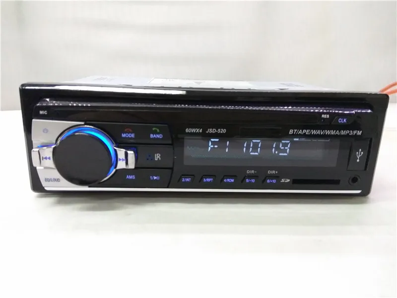 Single din Car FM Big Power MP3 Stereo Radio Receiver Aux with Bluetooth USB SD 520BT
Single din Car FM Big Power MP3 Stereo Radio Receiver Aux with Bluetooth USB SD 520BT