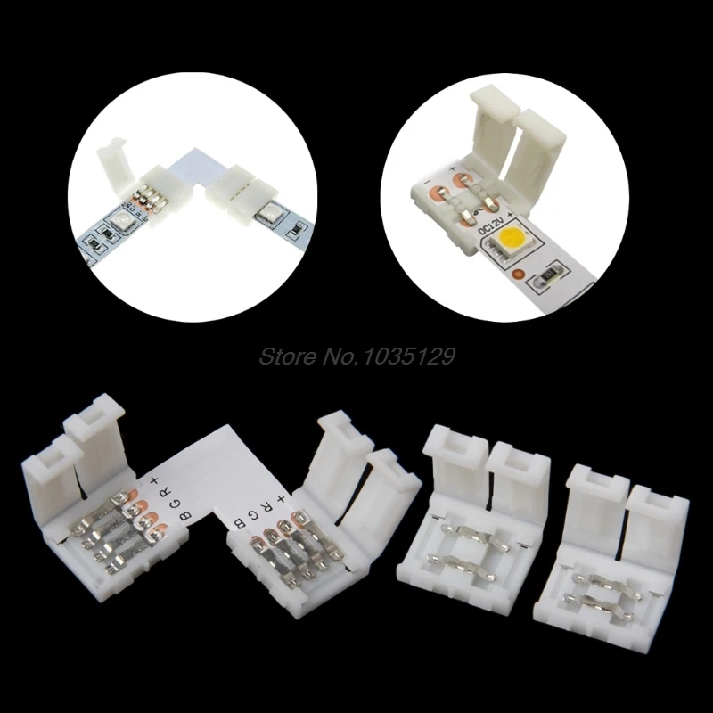2 Pin 10mm Solderless Clip-on Coupler For 5050 Single Color LED Strip Light Oct10 Whosale&DropShip
2 Pin 10mm Solderless Clip-on Coupler For 5050 Single Color LED Strip Light Oct10 Whosale&DropShip