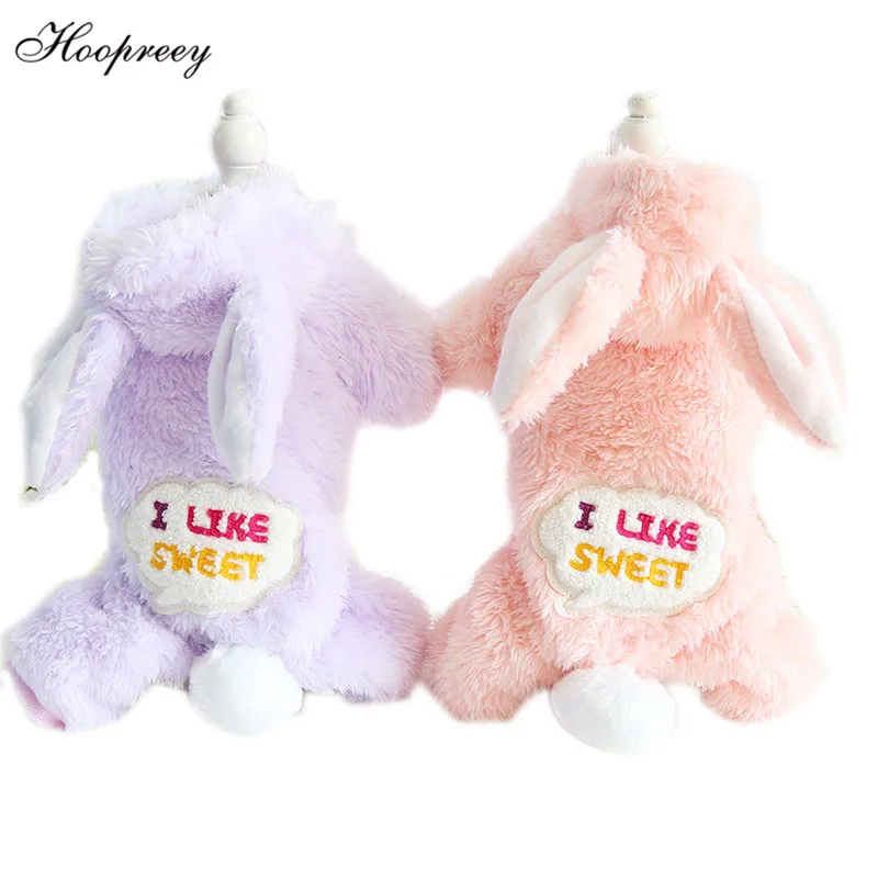 New Soft Fleece Two-legs and Four-legs Dog Clothes for Small Puppy Dogs Cats Hoodie Sweet Imitation Rabbit with Big Rabbit Ears
New Soft Fleece Two-legs and Four-legs Dog Clothes for Small Puppy Dogs Cats Hoodie Sweet Imitation Rabbit with Big Rabbit Ears