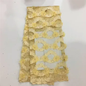 2018 High Quality Nigerian Lace Fabrics With beads yellow African French Net Lace Fabric Embroidered Tulle Mesh Lace LS2-77
2018 High Quality Nigerian Lace Fabrics With beads yellow African French Net Lace Fabric Embroidered Tulle Mesh Lace LS2-77