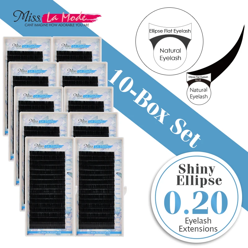 0.20mm Ellipse Flat Eyelash extensions 10pcs/lot Soft Thin Tip Flat Roots Semi-permanent Fake Eyelash Extensions
0.20mm Ellipse Flat Eyelash extensions 10pcs/lot Soft Thin Tip Flat Roots Semi-permanent Fake Eyelash Extensions