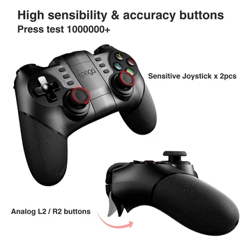 iPega PG - 9076 Wireless Bluetooth Gamepad 2.4G Bracket Joystick Android Win Game Console Player For SmartPhone PS3
iPega PG - 9076 Wireless Bluetooth Gamepad 2.4G Bracket Joystick Android Win Game Console Player For SmartPhone PS3