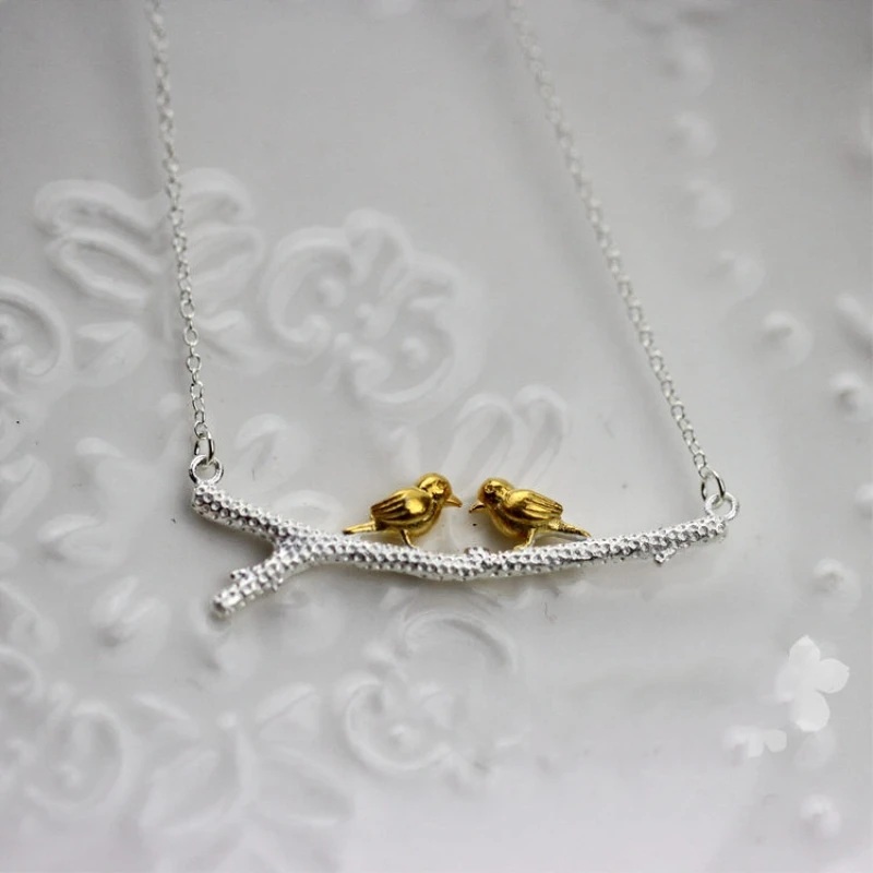 Branch Bird Cute Fresh Korean 925 Sterling Silver Temperament Personality Fashion Female Necklace SNE142
Branch Bird Cute Fresh Korean 925 Sterling Silver Temperament Personality Fashion Female Necklace SNE142