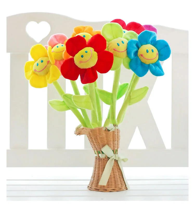 Cartoon Folding Cloth Smiley Sunflower Modeling Creative Table Curtain Baby Cot Ornaments Children Cute Plush Toys 7A2504
Cartoon Folding Cloth Smiley Sunflower Modeling Creative Table Curtain Baby Cot Ornaments Children Cute Plush Toys 7A2504