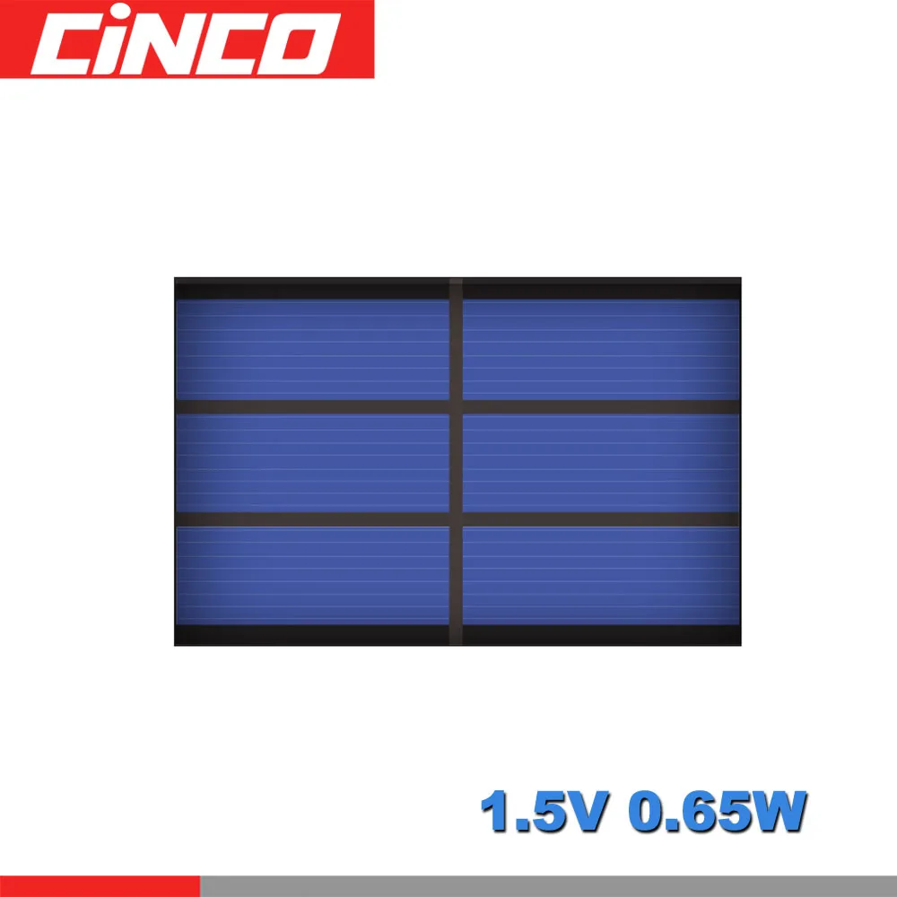 Poly Panel Solar 1.5V 0.65W 435mA Standard Epoxy monocrystalline Silicon DIY Battery Power Charge Module Mini Solar Cell toy
Poly Panel Solar 1.5V 0.65W 435mA Standard Epoxy monocrystalline Silicon DIY Battery Power Charge Module Mini Solar Cell toy