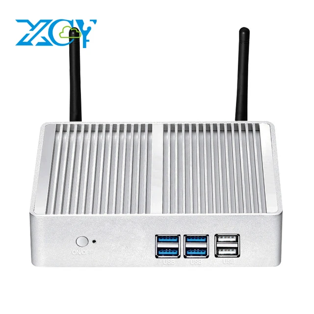 

XCY Mini PC Intel Celeron 3965U Dual Core 2.20GHz Windows 10 HD Graphics 610 Support 4K UHD HDMI VGA WiFi Fanless Minipc NUC