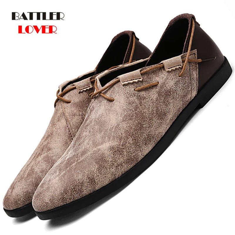 New Fashion Men Cow Leather Flats Shoes Comfortable Man Casual Shoes Slip on Male Outdoor Walking Shoes Cow Suede Driving Shoes
New Fashion Men Cow Leather Flats Shoes Comfortable Man Casual Shoes Slip on Male Outdoor Walking Shoes Cow Suede Driving Shoes