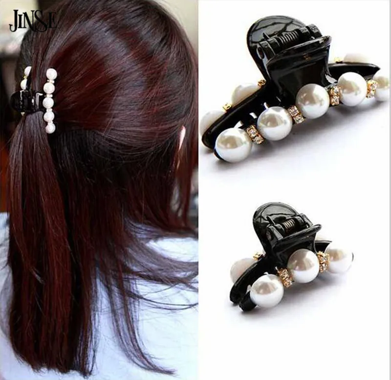 JINSE Fashion Pearl Crystal Hairpin Pretty New Rhinestone Hair Barrette Clip Women Hair Accessory Christmas Gift HJW011
JINSE Fashion Pearl Crystal Hairpin Pretty New Rhinestone Hair Barrette Clip Women Hair Accessory Christmas Gift HJW011