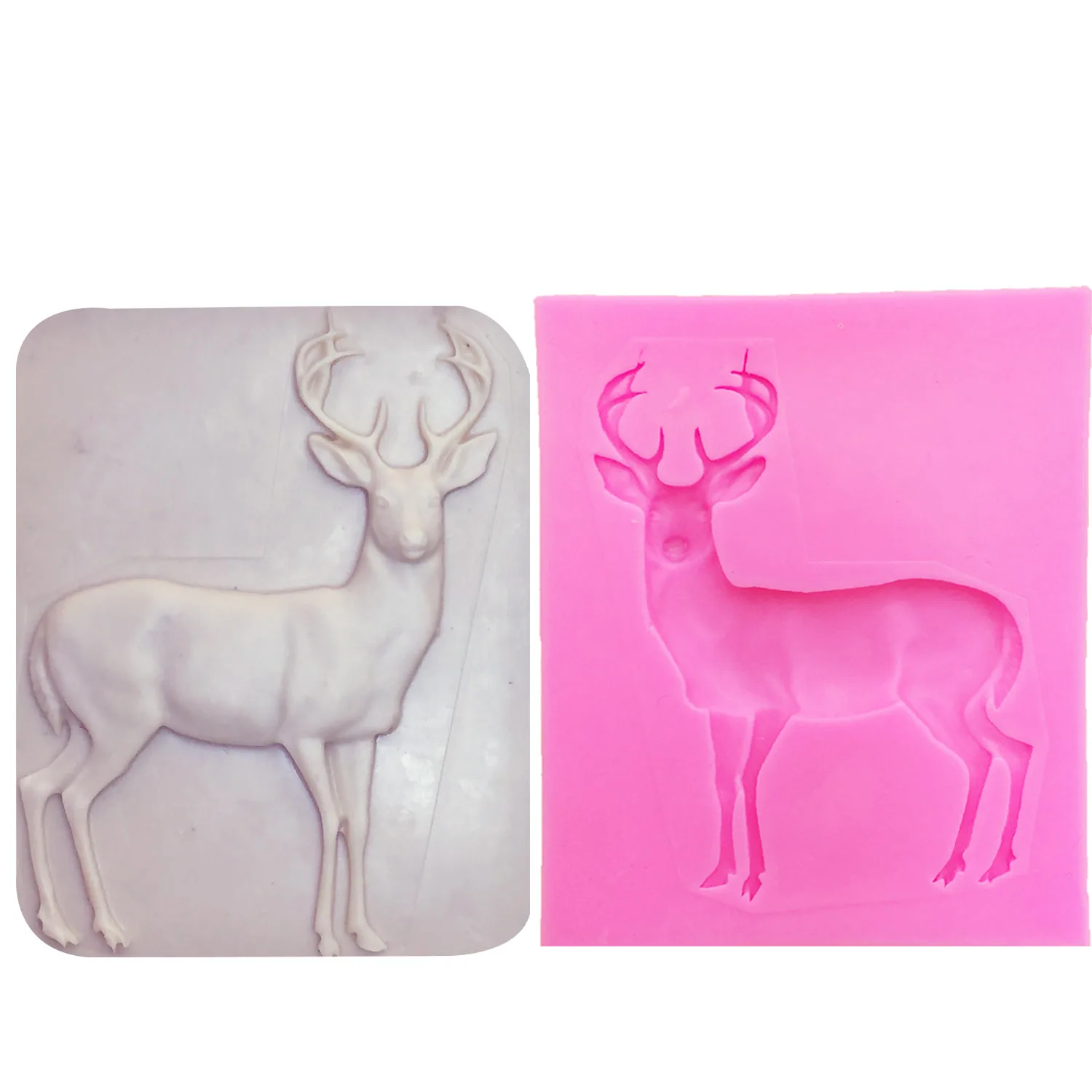 M1099 Deer Cake Silicone Molds Christmas Fondant Cake Decorating Tools Kitchen Baking Mold Candy Clay Chocolate Gumpaste Moulds
M1099 Deer Cake Silicone Molds Christmas Fondant Cake Decorating Tools Kitchen Baking Mold Candy Clay Chocolate Gumpaste Moulds